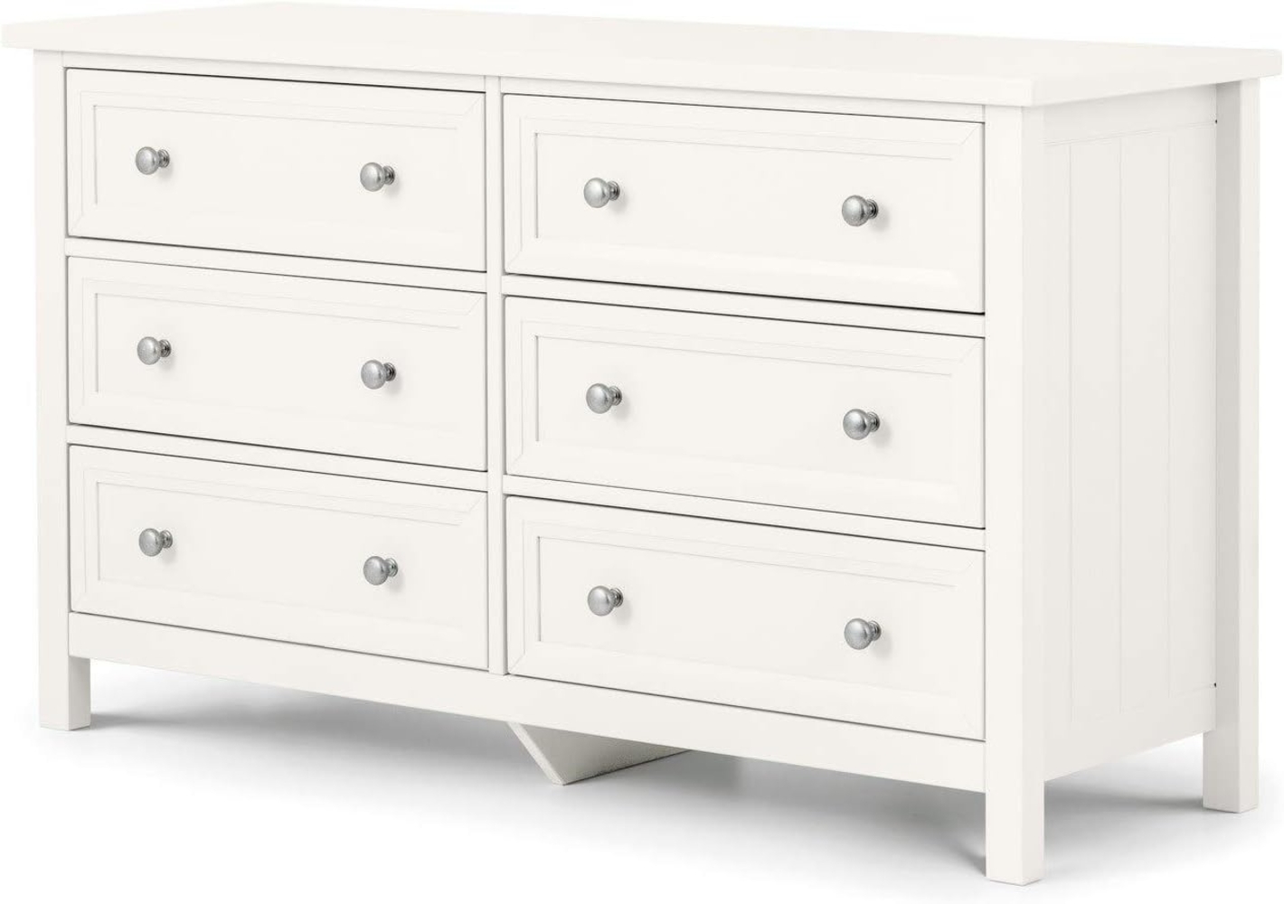 Julian Bowen Maine Kommode mit 6 Schubladen, Surfweiß Bild 1