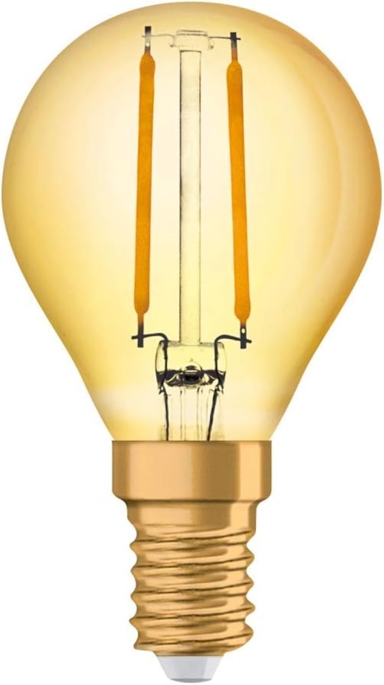 Osram LED-Lampe Vintage 1906 Mini-ball 2,5W/824 (22W) Gold E14 Bild 1