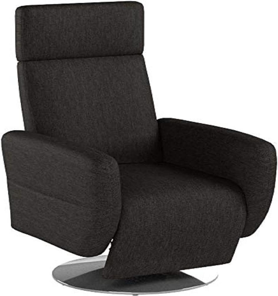 Cavadore TV-Sessel Cobra / Fernsehsessel mit Liegefunktion, Relaxfunktion / Stufenlos verstellbar / Ergonomie M / Belastbar bis 130 kg / 71 x 110 x 82 / Braun Bild 1