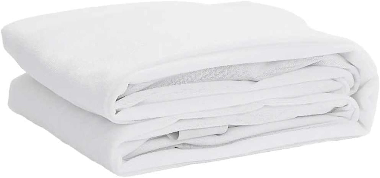 vidaXL Matratzenschoner Weiß 200x220 cm Wasserdicht 4100181 Bild 1