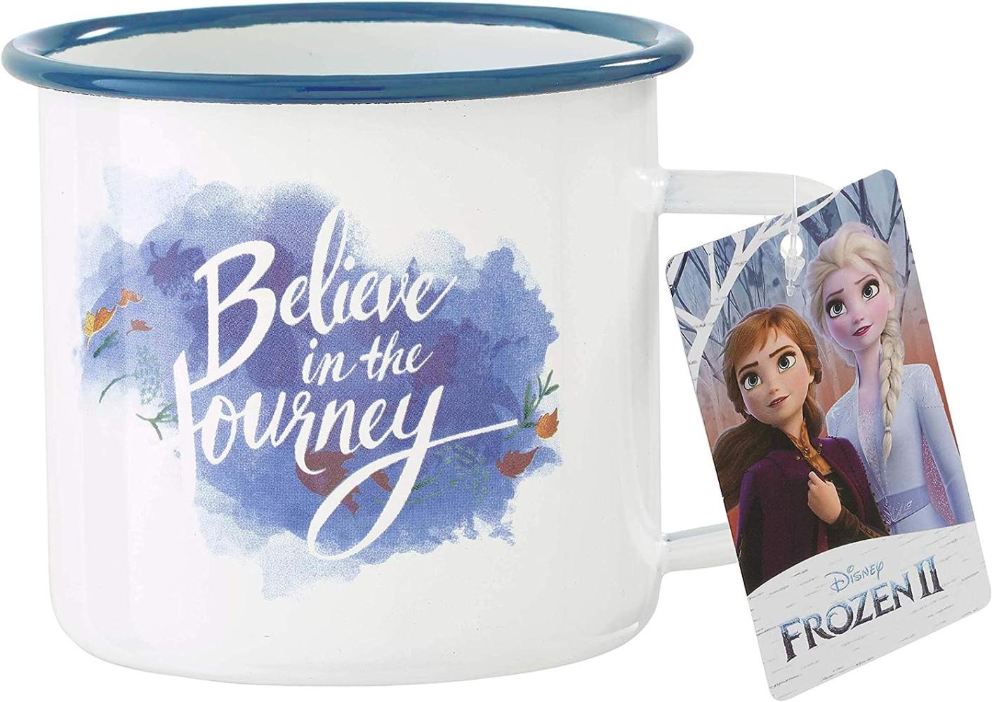 Disney Frozen 2 Frozen 2: Canteen Believe in The Journey Mug, Enamel, Mehrfarben, One Size Bild 1