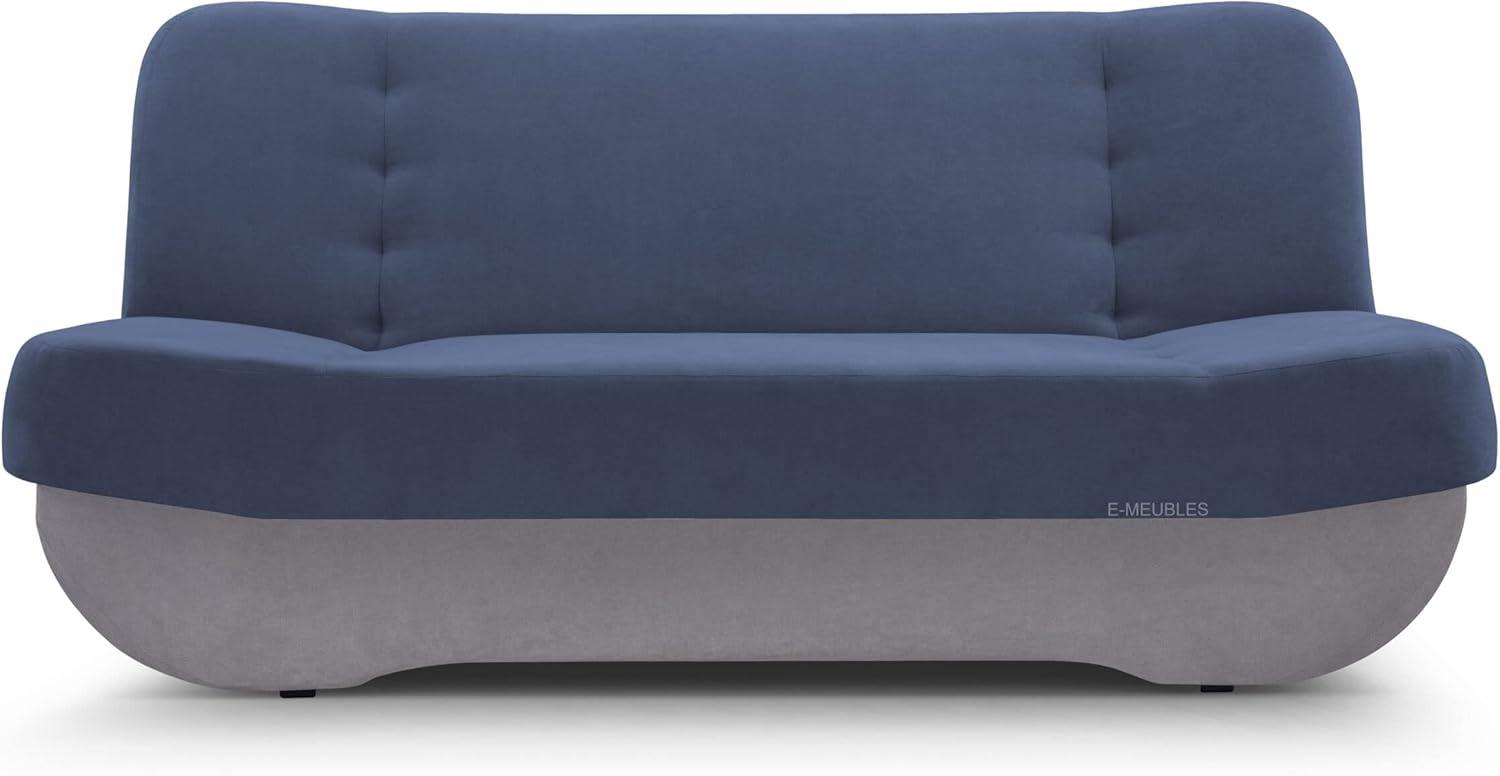 MOEBLO Schlafsofa Pafos, Sofa Kippsofa Klappsofa Clic-Clack, mit Schlaffunktion, mit Bettkasten Bild 1