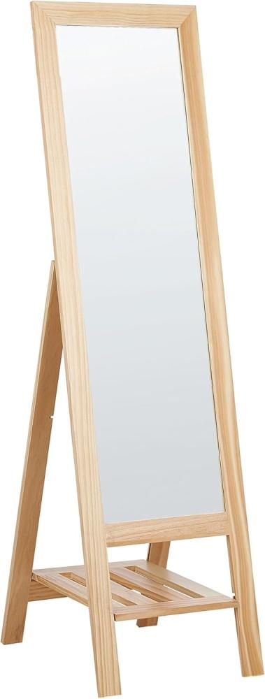 Standspiegel LUISANT 145 cm Heller Holzfarbton Bild 1