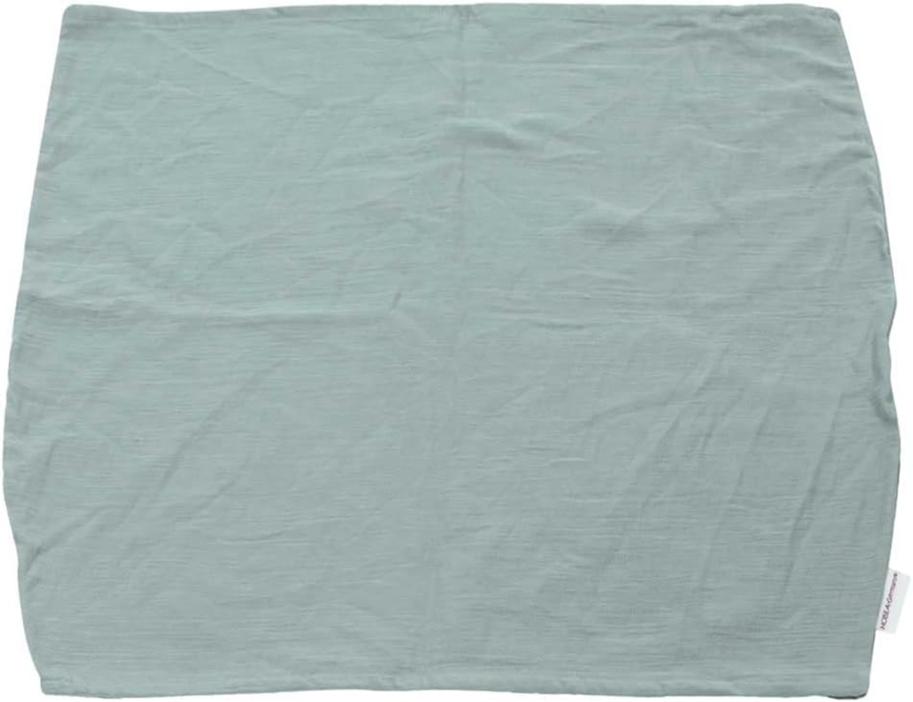HOBEA-Germany Baby-Lagerungsbezug für Stillkissen XXL Lagerungskissen Schwangerschaftskissen Seitenschläferkissen groß (Musselin graublau) Bild 1