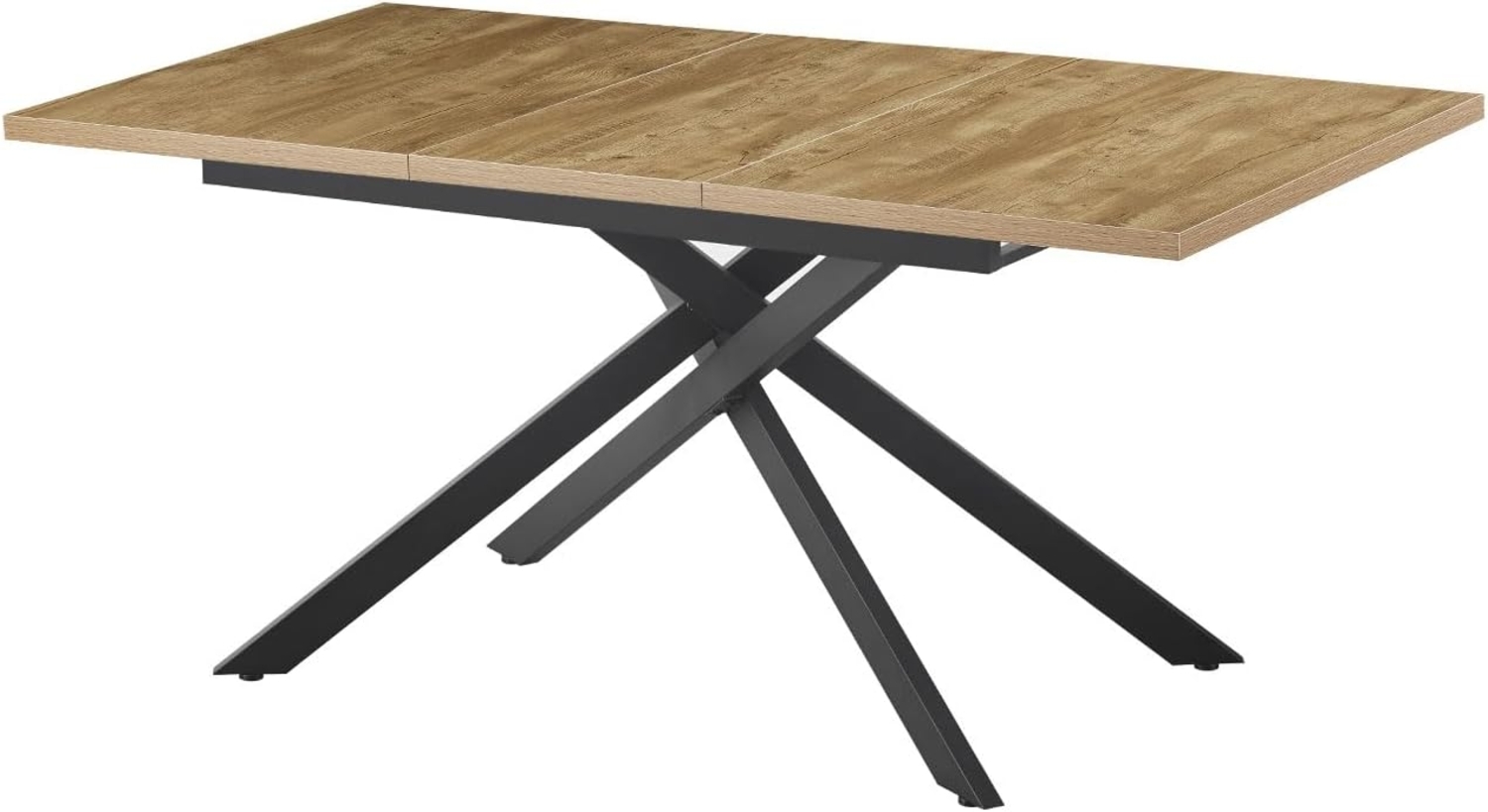 B&D home Esstisch Ausziehtisch LARS, X-Gestell, ausziehbar, 120-160cm, 4-6 Personen Bild 1