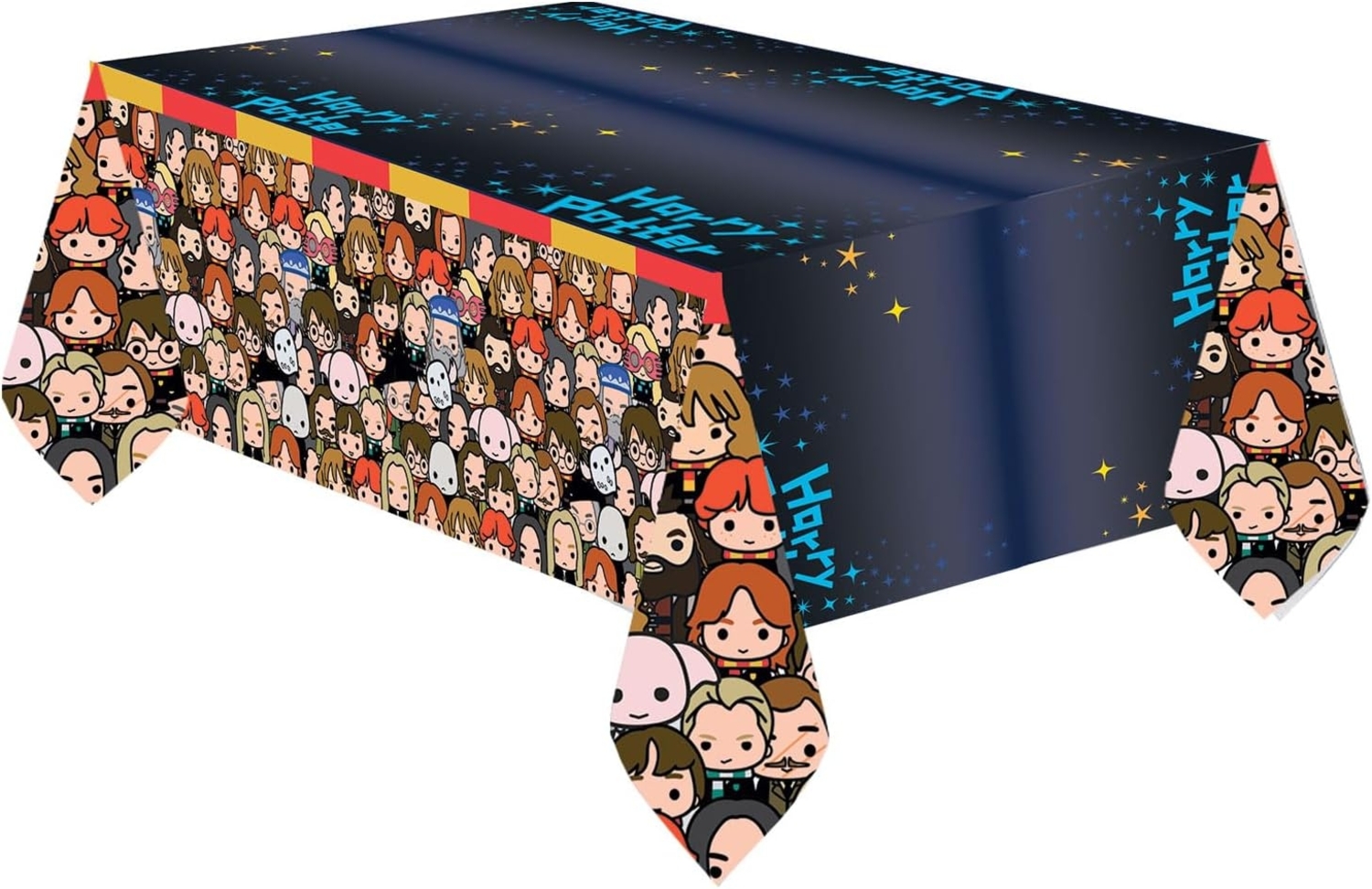 Harry Potter - "Chibi" Plastik Tischdecke - 120 x 180 cm Bild 1