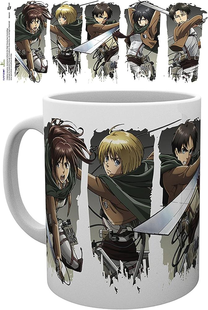 Attack on Titan GB Eye Ltd, Season 2, Character Montage, Tasse Keramik Bild 1