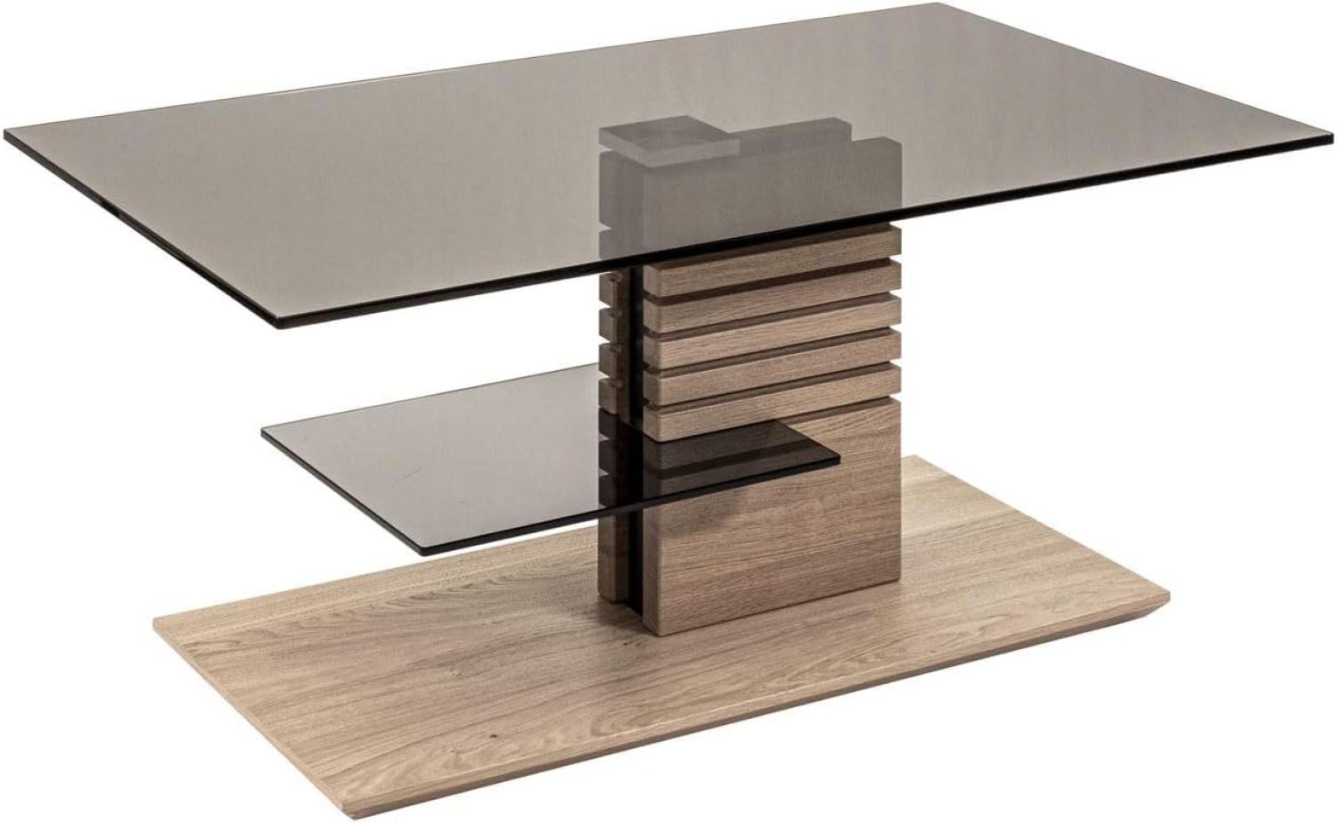 Couchtisch Celka 100x60x47 höhenverstellbar Wildeiche/Parsol 16247 Bild 1
