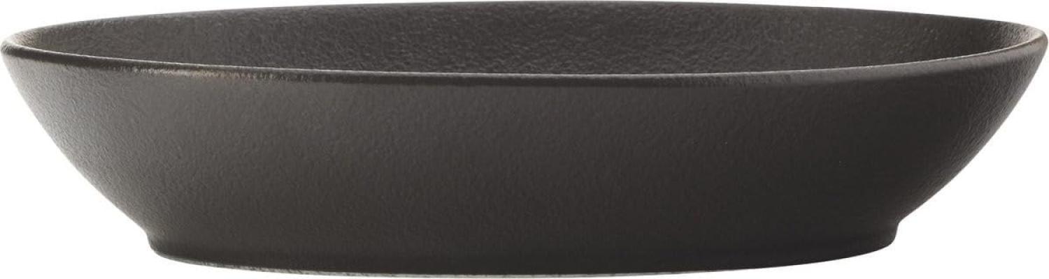 Maxwell & Williams AX0207 CAVIAR BLACK Schale oval, 20 x 14 xm, Premium-Keramik Bild 1