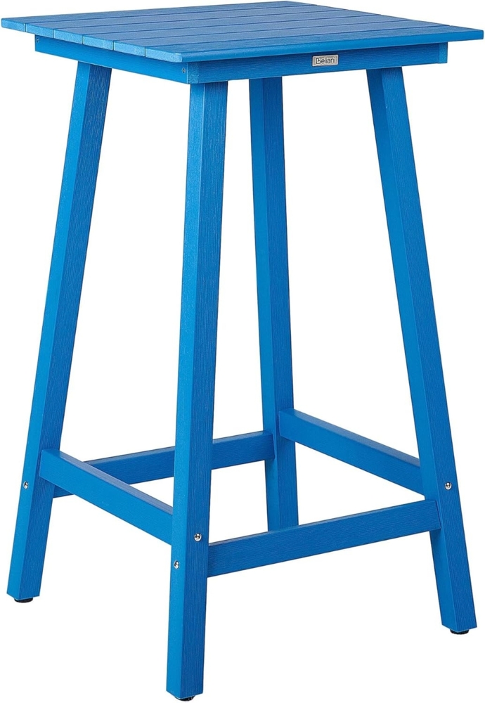 Garten Bartisch ADIRONDACK 60 cm 59 cm Kunststoff Blau Bild 1