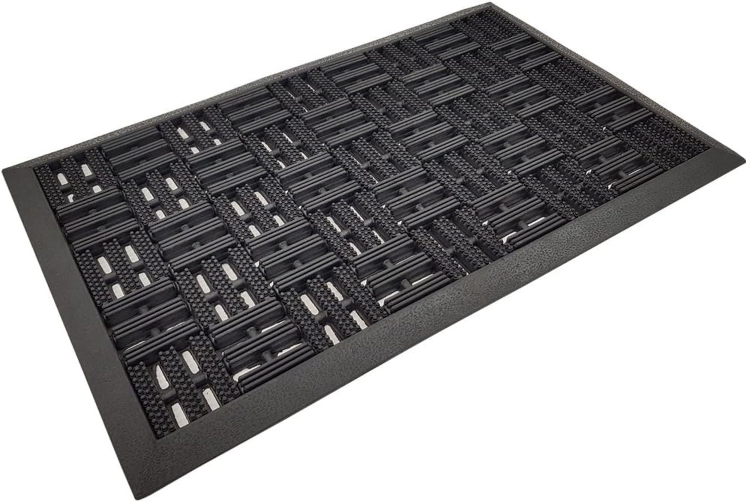 DILUMA Fußmatte Türmatte Matador 75x45 cm Robuste Outdoor Schmutzfangmatte aus Gummi, rechteckig, Wetterfest, rutschfest, pflegeleicht, strapazierfähig Bild 1