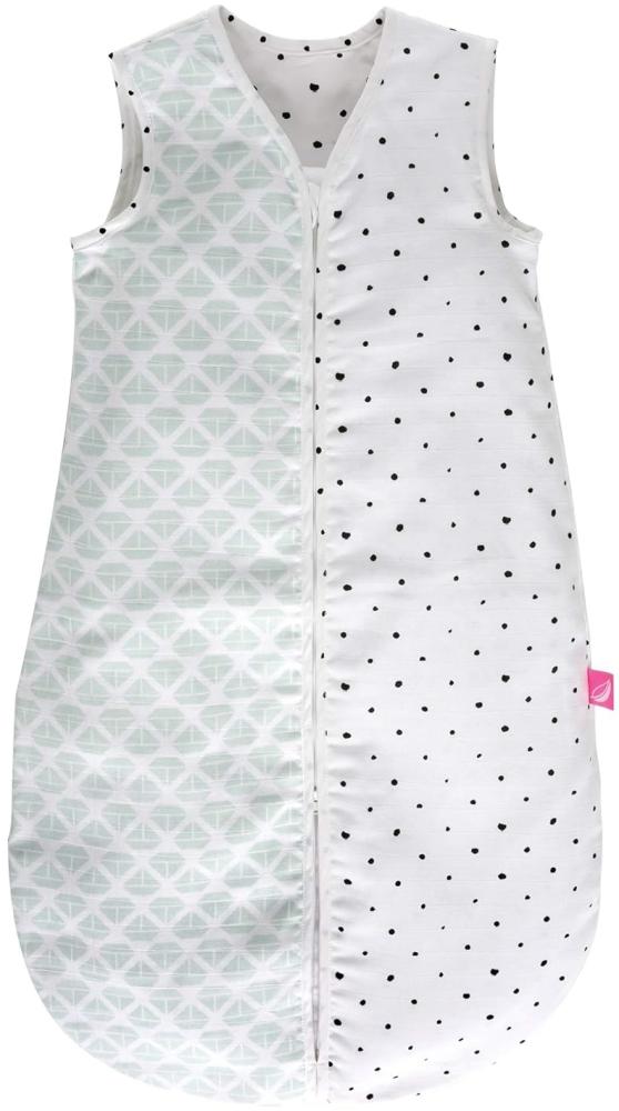 Babyschlafsack Sommer aus Baumwollmusselin von Motherhood - kuscheliger Babyschlafsack Öko Tex Standard, Klasse 1, Größe: 6-18 Monate, Schiffe mintgrün Bild 1