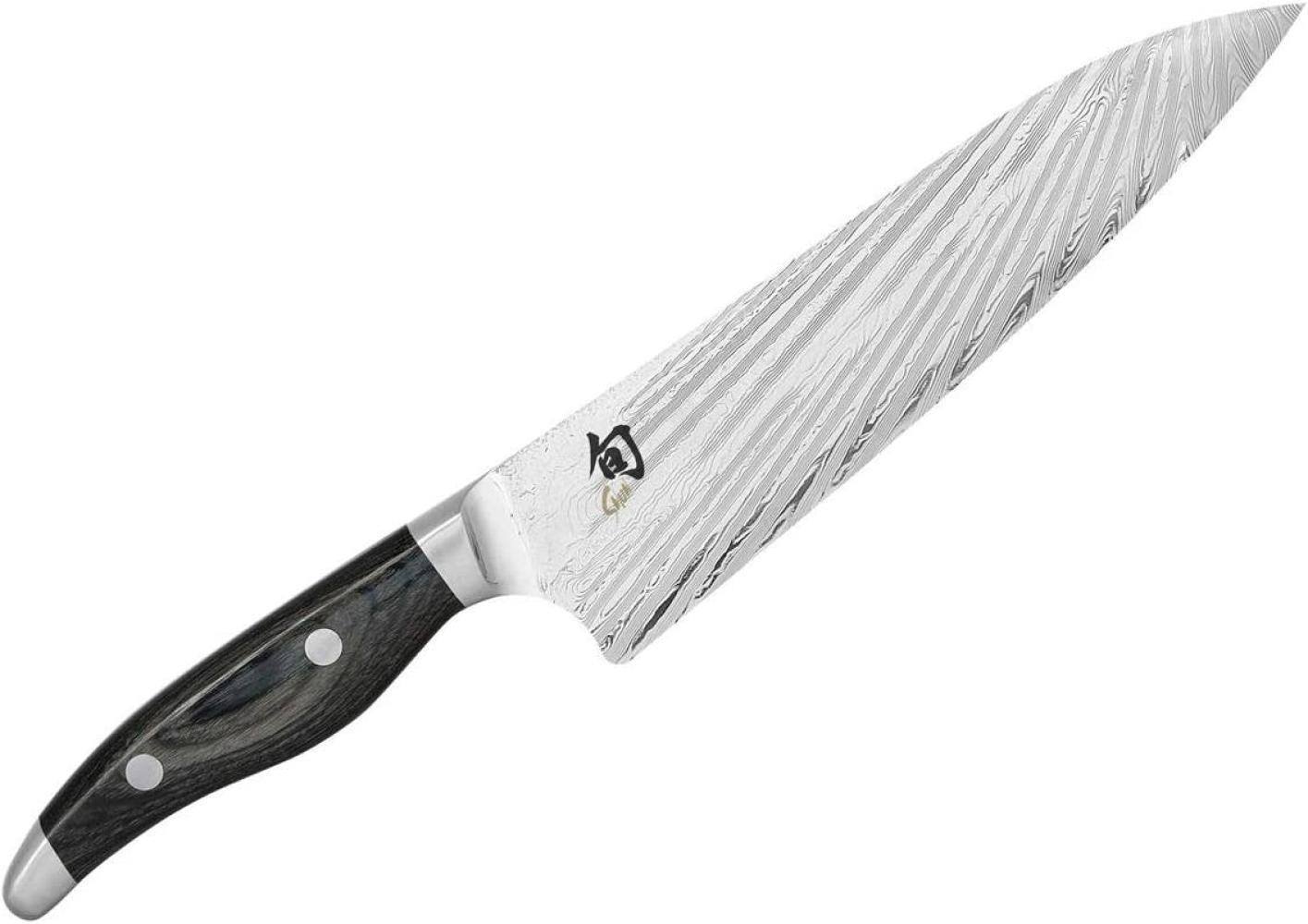 Kai Messer Shun Nagare Kochmesser, Küchenmesser, Damastmesser, Messer, 20 cm, Damaszener Stahl, NDC-0706 Bild 1