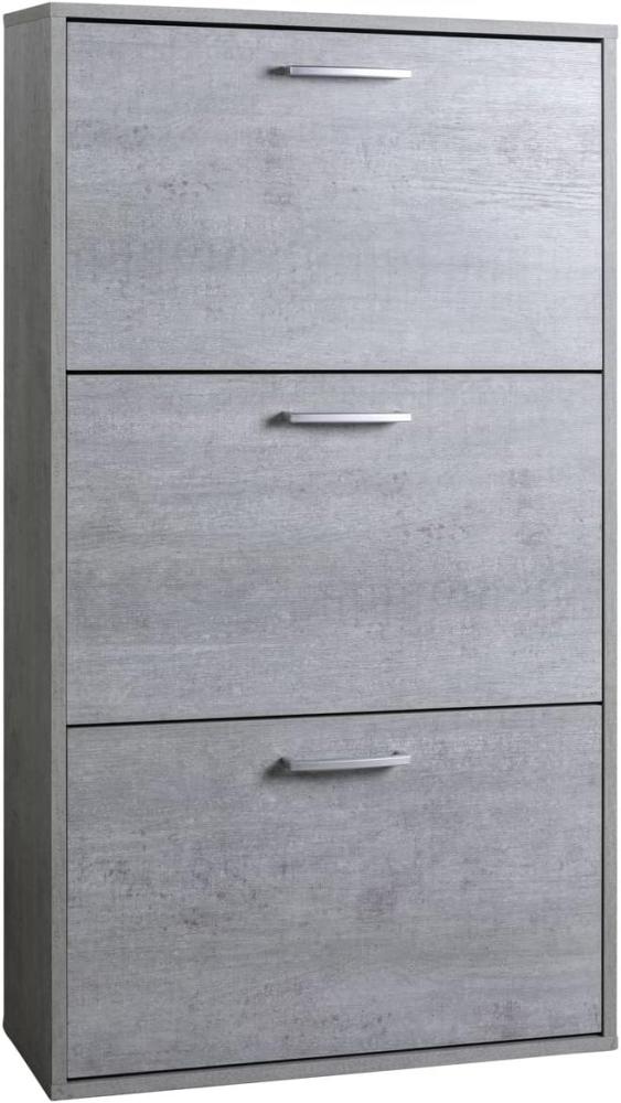 Composad SC4086K56204 schuhschrank, Holzwerkstoff, Beton grau Bild 1