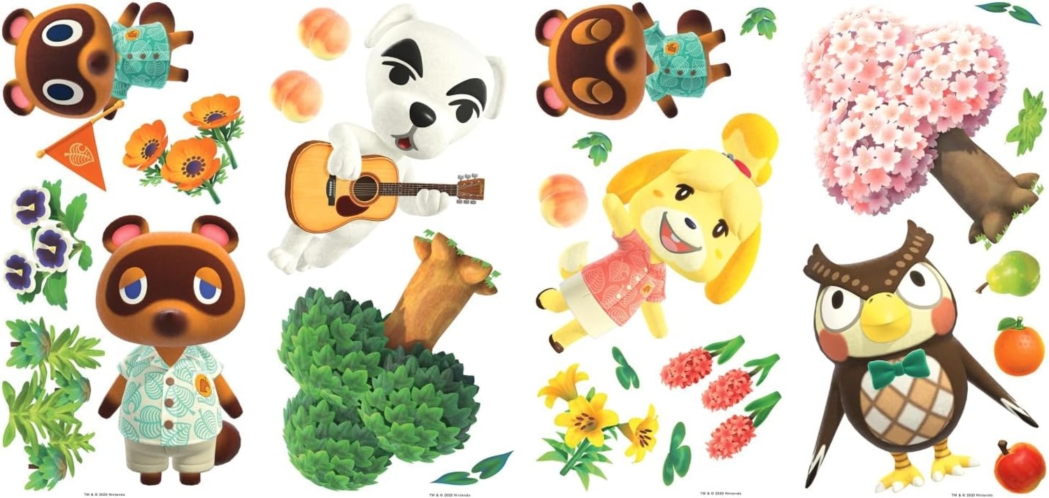 Nintendo Animal Crossing Wallstickers Bild 1