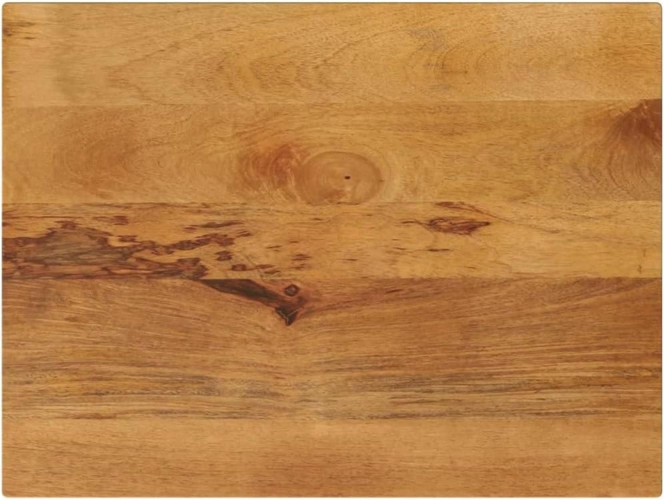 vidaXL Tischplatte 80x50x2,5 cm Rechteckig Massivholz Mango 371589 Bild 1