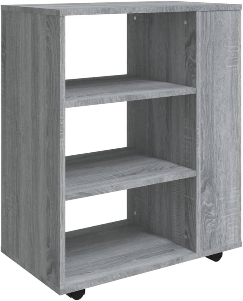 vidaXL Rollschrank Grau Sonoma 60 x 35 x 75 cm Holzwerkstoff Bild 1