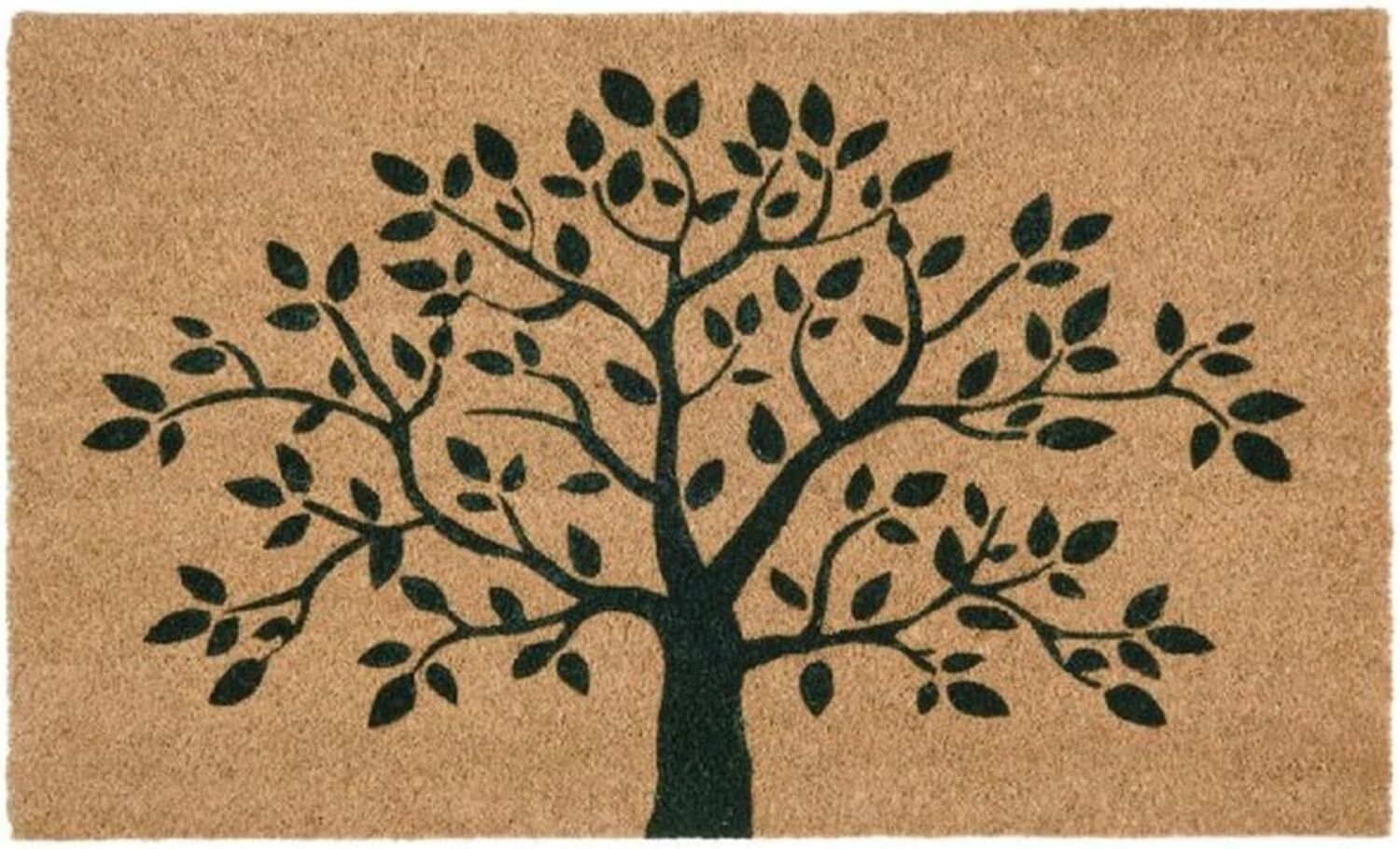 Ib Laursen - Fußmatte Türmatte Fußabtreter Motiv Baum 45x75cm Kokos PVC 2805-00 Bild 1