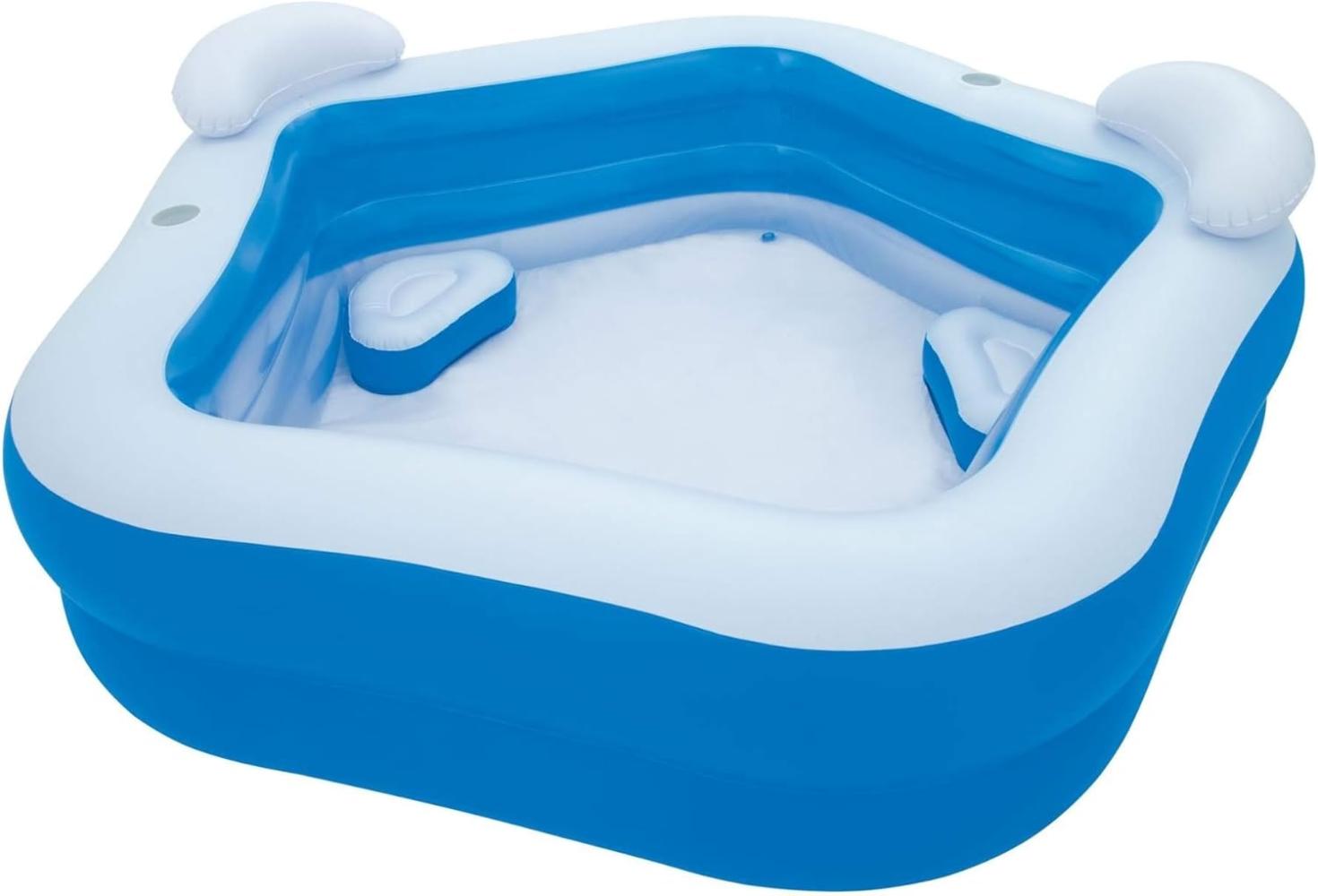 Bestway Family-Fun-Pool 213x207x69cm Relaxpool Lounge-Swimmingpool Planschbecken Bild 1