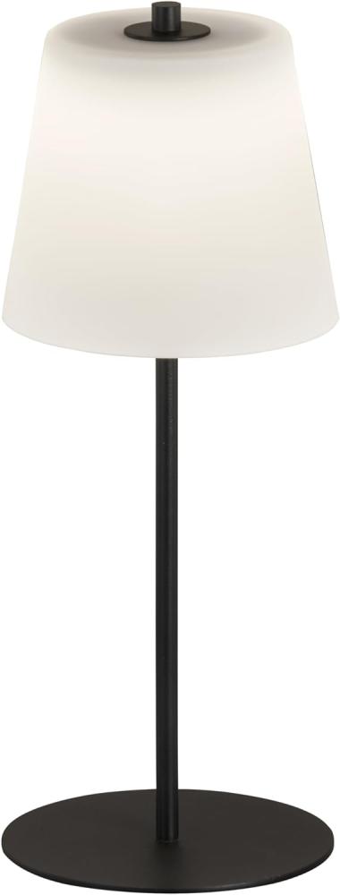 FHL easy 850286 LED Akku Tischleuchte Marbella sandschwarz opal IP44 Bild 1