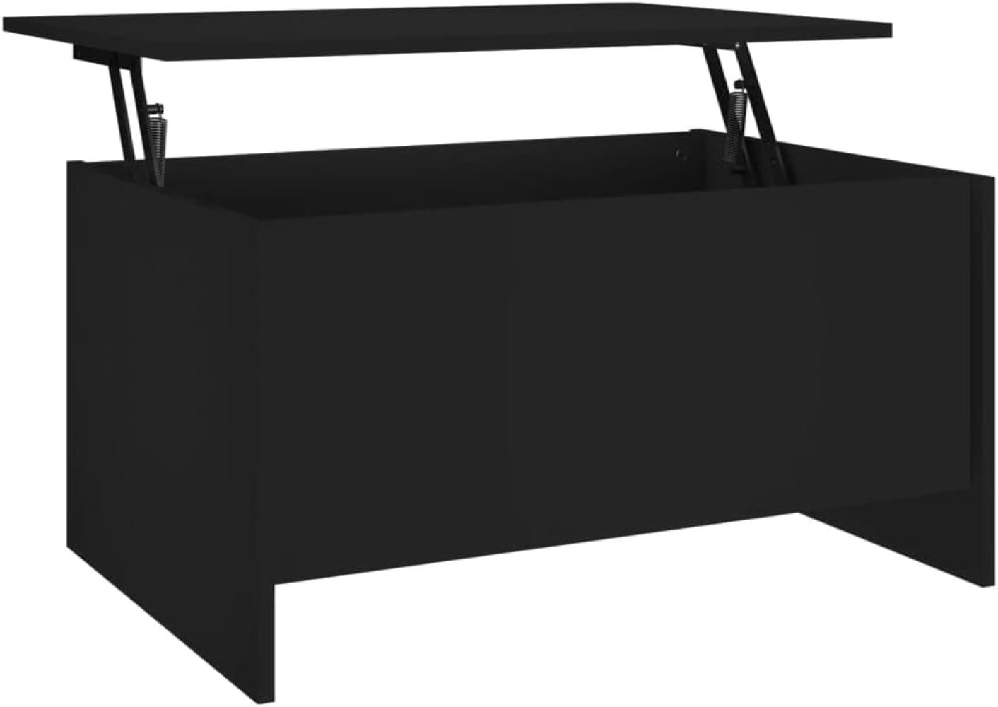 Couchtisch Schwarz 80 x 55,5 x 41,5 cm Holzwerkstoff Bild 1