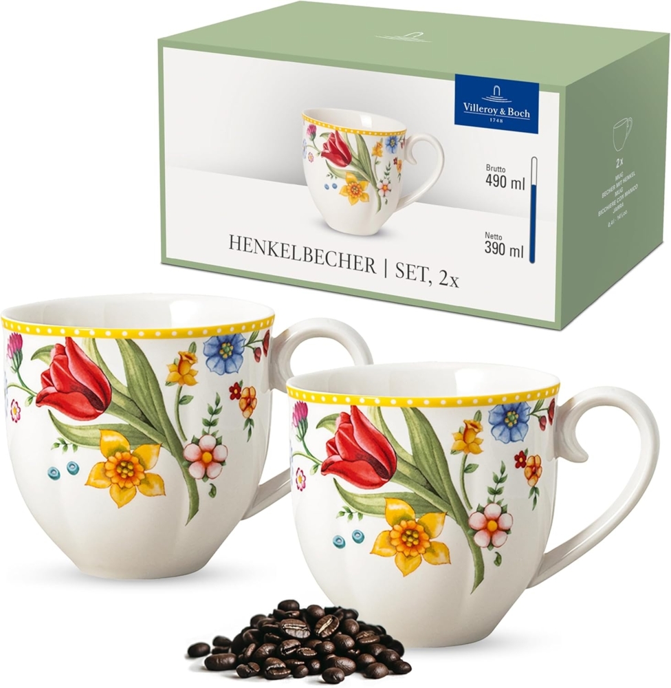 Villeroy & Boch Spring Awakening Henkelbecher 390 ml 2er Set - DS Bild 1
