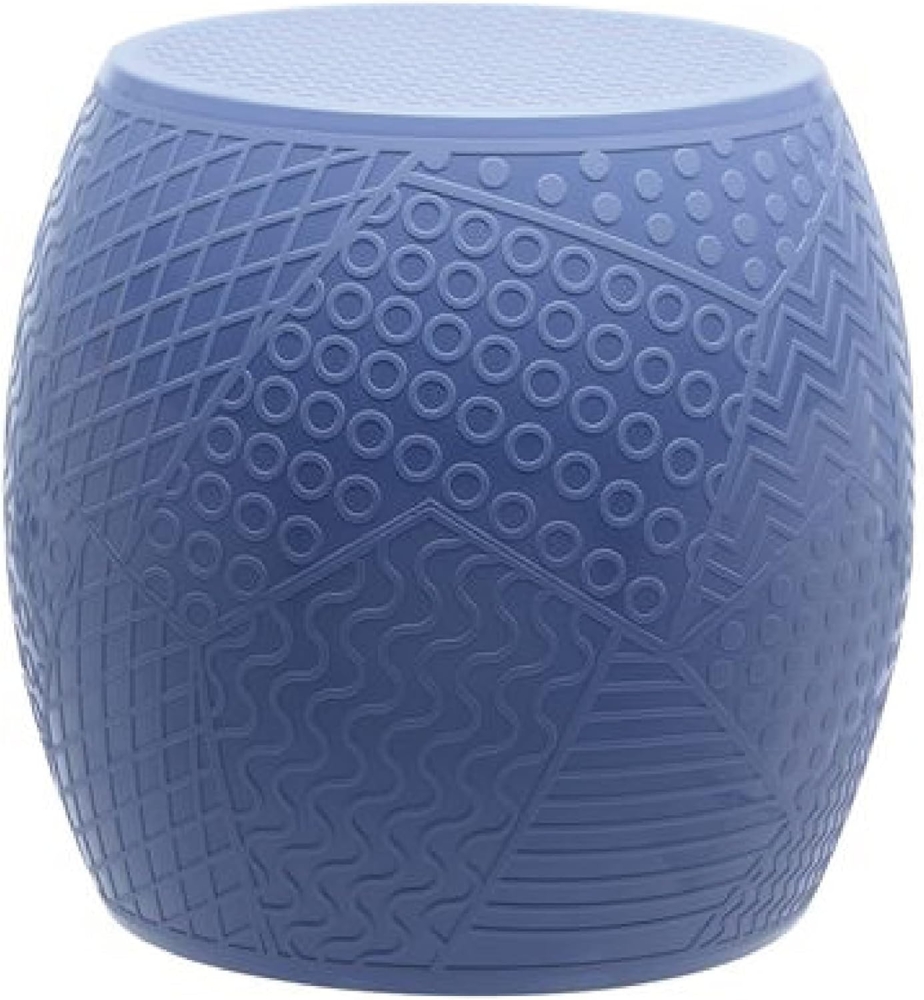 Kartell Hocker Roy, thermoplastisches Technopolymer, Blau, 45 x 43 x 45 cm Bild 1