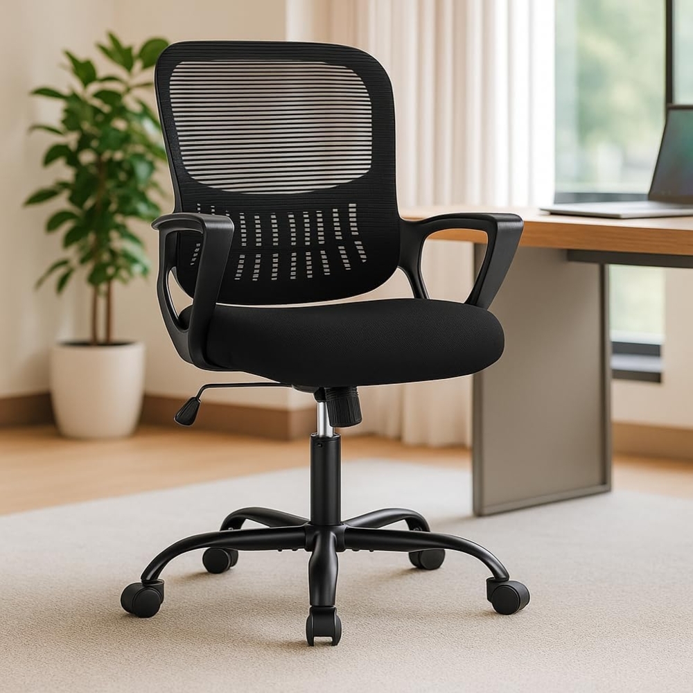 DUMOS Barhocker Barstuhl mit Sitzkissen Aus Pu-leder Und Metallbein BarStool mit lehne (2er Set), gepolstertes Leder,Stahlgestell,Sitzhöhe 40 cm, 66 cm, 74 cm Bild 1