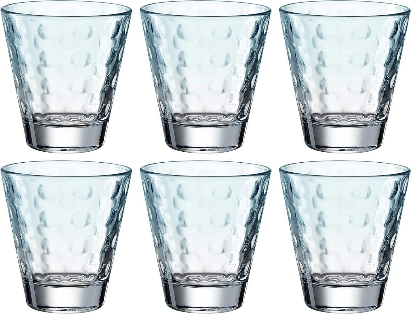 LEONARDO Gläser-Set OPTIC, Glas, 215 ml, 6-teilig Bild 1