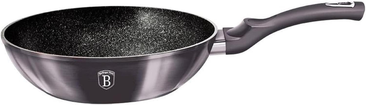 Berlinger Haus Berlinger Haus Granit-Wok-Pfanne 28 cm Metallic Line Carbon Pro BH6900 Bild 1