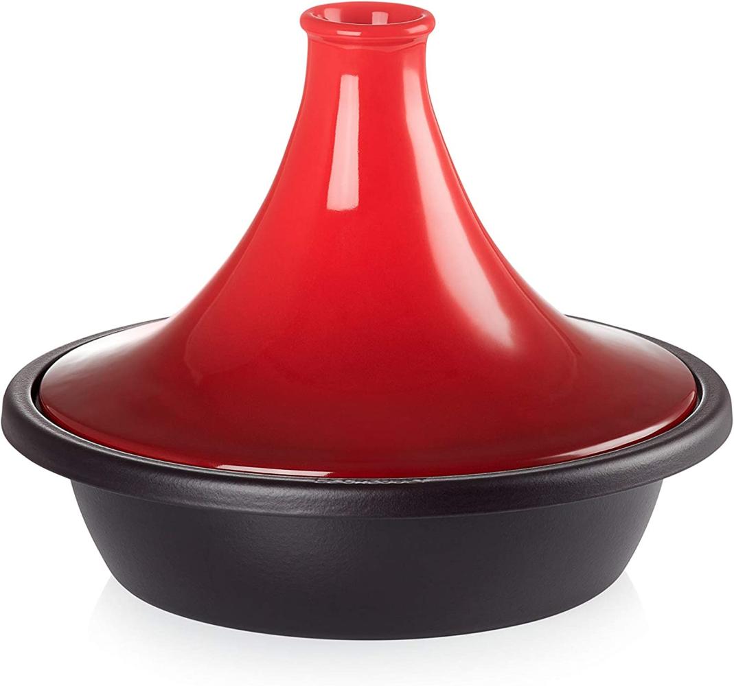 Le Creuset Gusseisen Tagine 31 cm kirschrot Bild 1