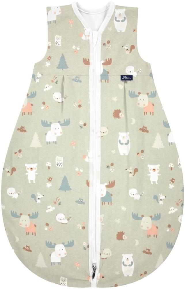 Alvi Mäxchen Schlafsack light Regular Cotton Baby Forest 80 cm Bild 1