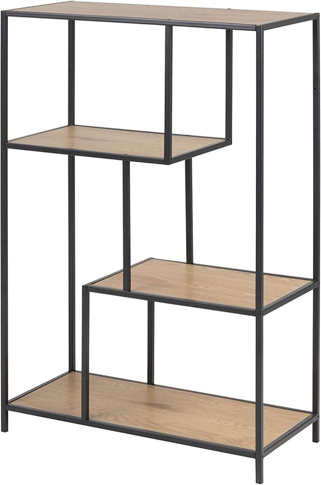 AC Design Furniture Regal Jörn, B: 77 x T:35 x H: 114 cm, MDF, Braun Bild 1