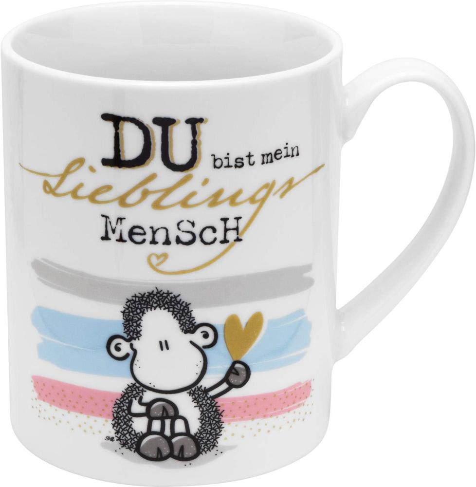 Sheepworld XL Tasse Motiv Mensch Porzellan 60 cl Geschenkbanderole 46943 Bild 1