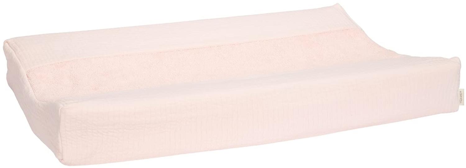 Little Dutch Pure Wickelunterlagenbezug Soft Pink Rosa hell 1 Bild 1