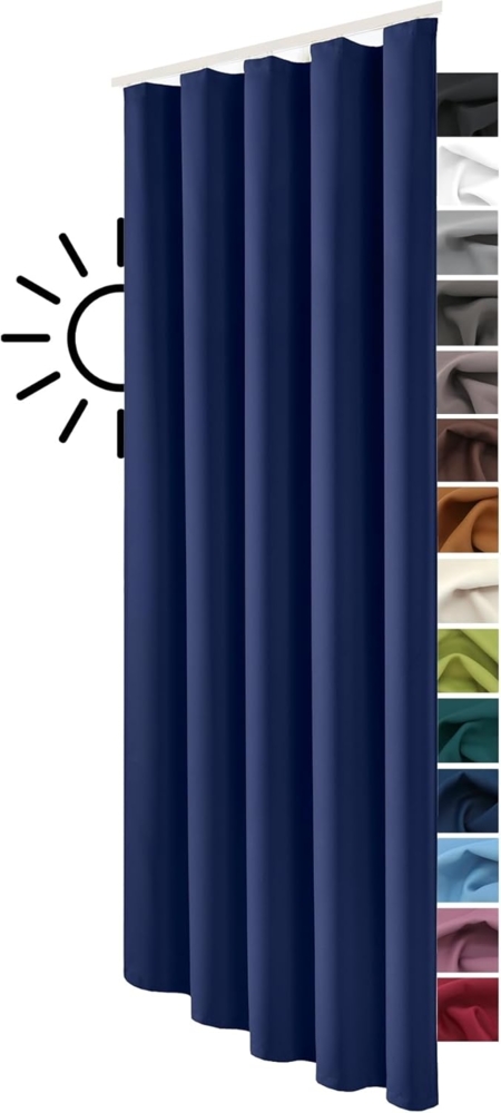 heimtexland Verdunkelungsvorhang Thermo Verdunklungsgardine Deko Gardine Vorhang, Multifunktionsband (1 St), verdunkelnd, Verdunklungsstoff, blickdicht, Sonnenschutz, Verdunklung, Kälteisolierung, Schalldämmung Bild 1