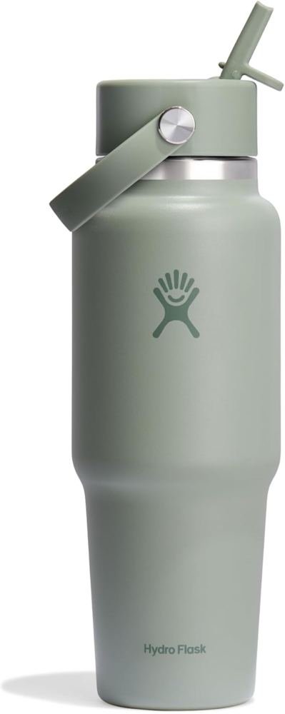 Hydro Flask Isolierflasche 32 Oz Travel Wide Flex Straw, TempShield® doppelwandige Vakuumisolierung Bild 1