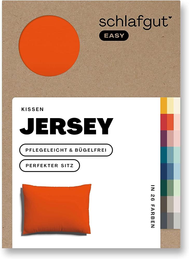 Schlafgut Kissenbezug EASY Jersey, (1 Stück), Kissenhülle mit Reißverschluss, weich und saugfähig, Kissenbezug Bild 1