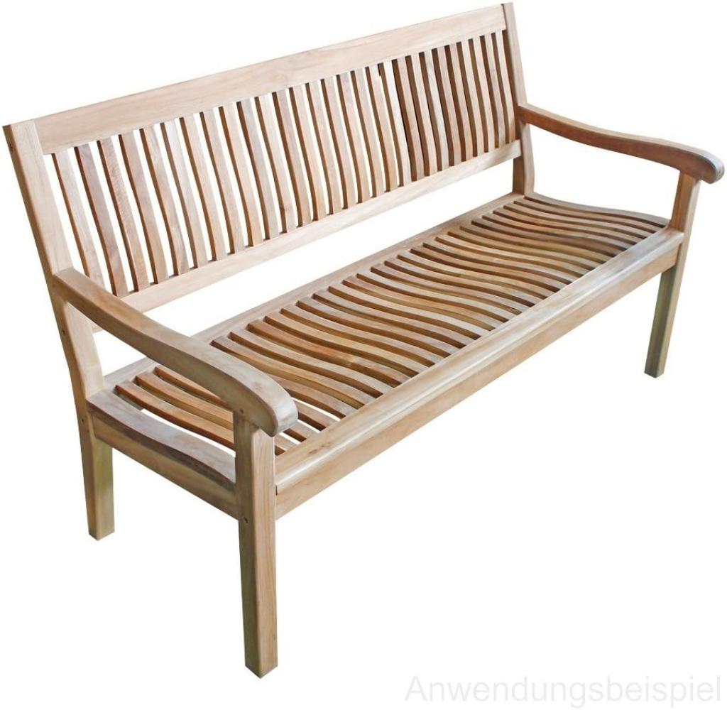 Premium Teak Teakbank Gartenbank Parkbank Kingsbury Armlehnen nachhaltig 150cm Bild 1