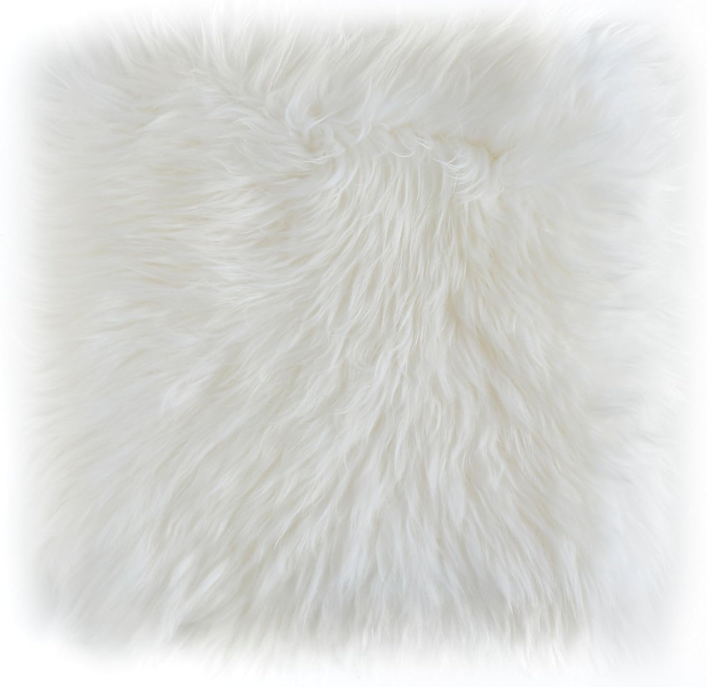 LUXOR living Stuhlkissen Sitzauflage Lammfell, Sitzauflage, rund oder eckig, echtes Lammfell, auch als 4er Set Bild 1