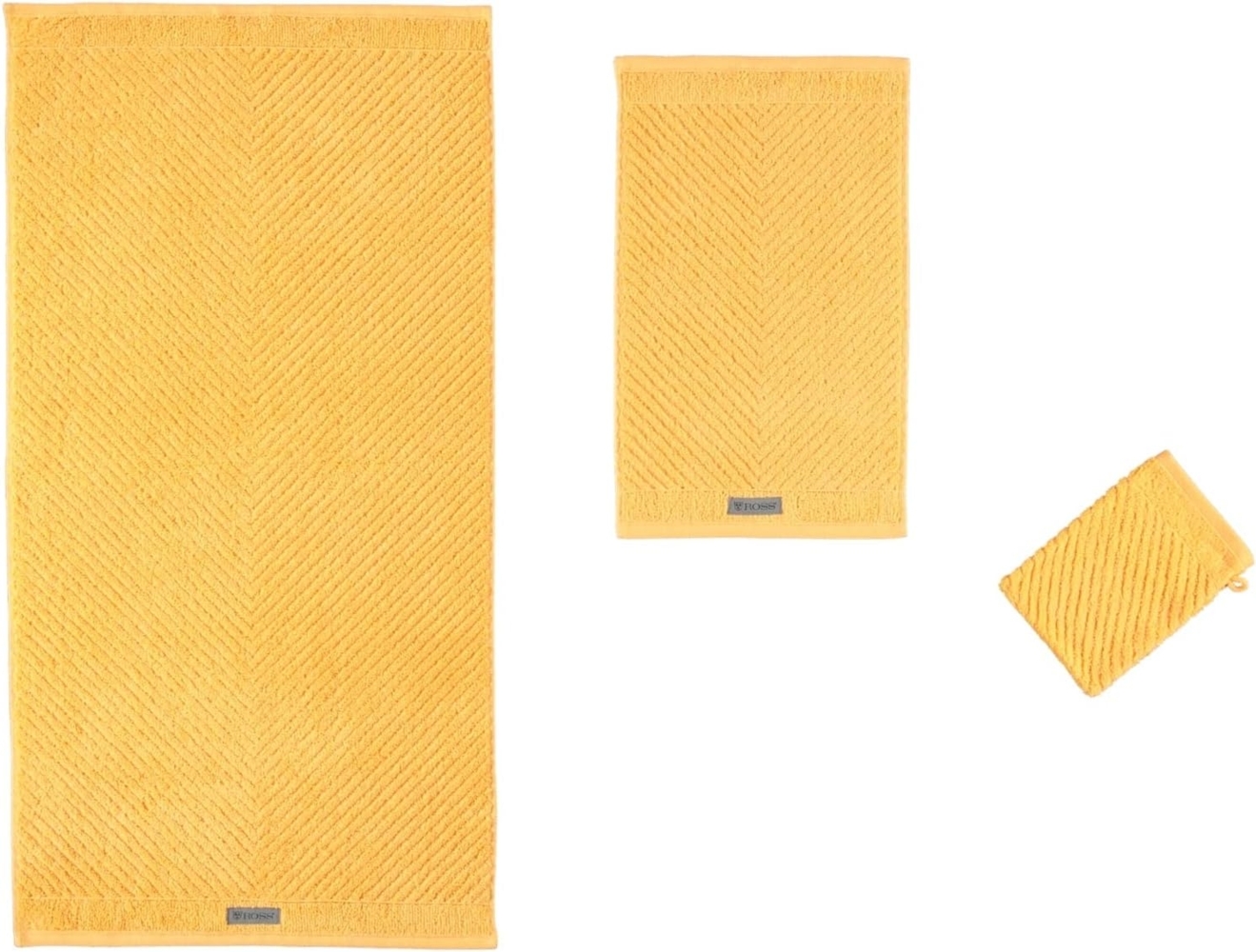 Ross Uni-Rippe Handtücher Smart|Duschtuch 70x140 cm| aprikose Bild 1