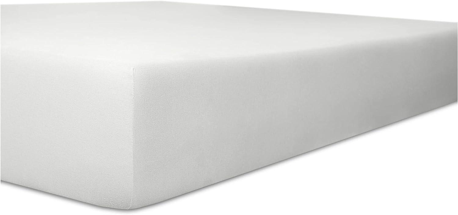 Kneer Qualität 22 Vario-Stretch Topper-Spannbetttuch 140 x 200 x 4-12 cm 01 weiss Bild 1