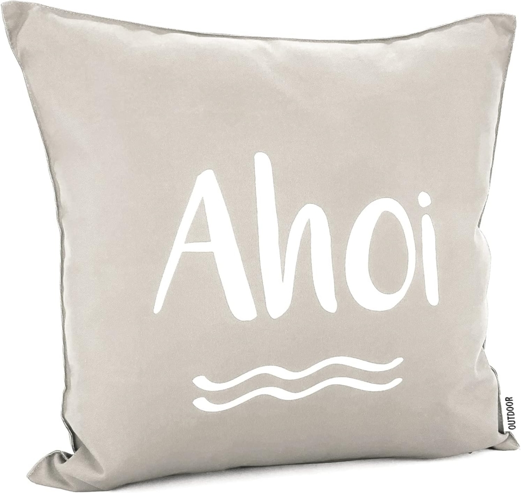heimtexland Dekokissen Outdoorkissen Garten Deko Outdoor Kissen Maritim, schmutz- und wasserabweisend Bild 1