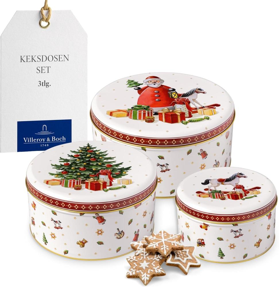 Villeroy & Boch Keksdosen 3er Set Winter Collage Bild 1