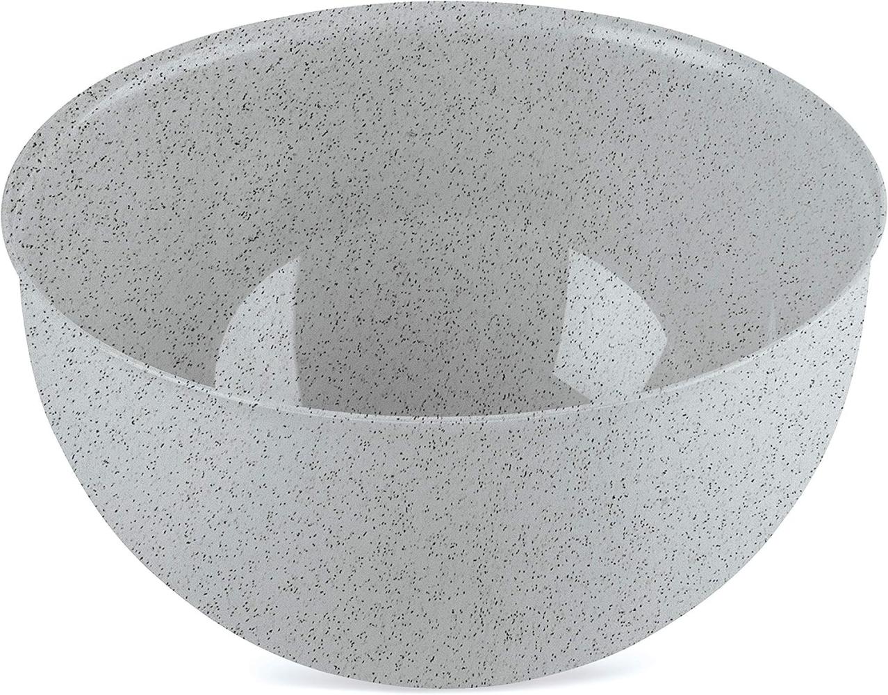 Koziol Palsby M Schüssel, Schale, Schälchen, Salatschüssel, Obstschale, Kunststoff, Organic Grey, 2 L, 3805670 Bild 1