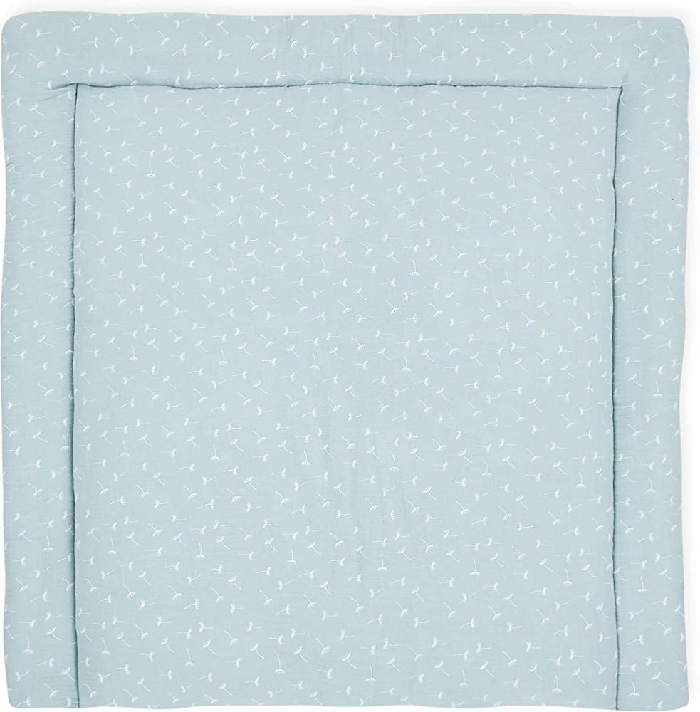 KraftKids Wickelauflage in Musselin mint Pusteblumen, Wickelunterlage 60x70 cm (BxT), Wickelkissen Bild 1