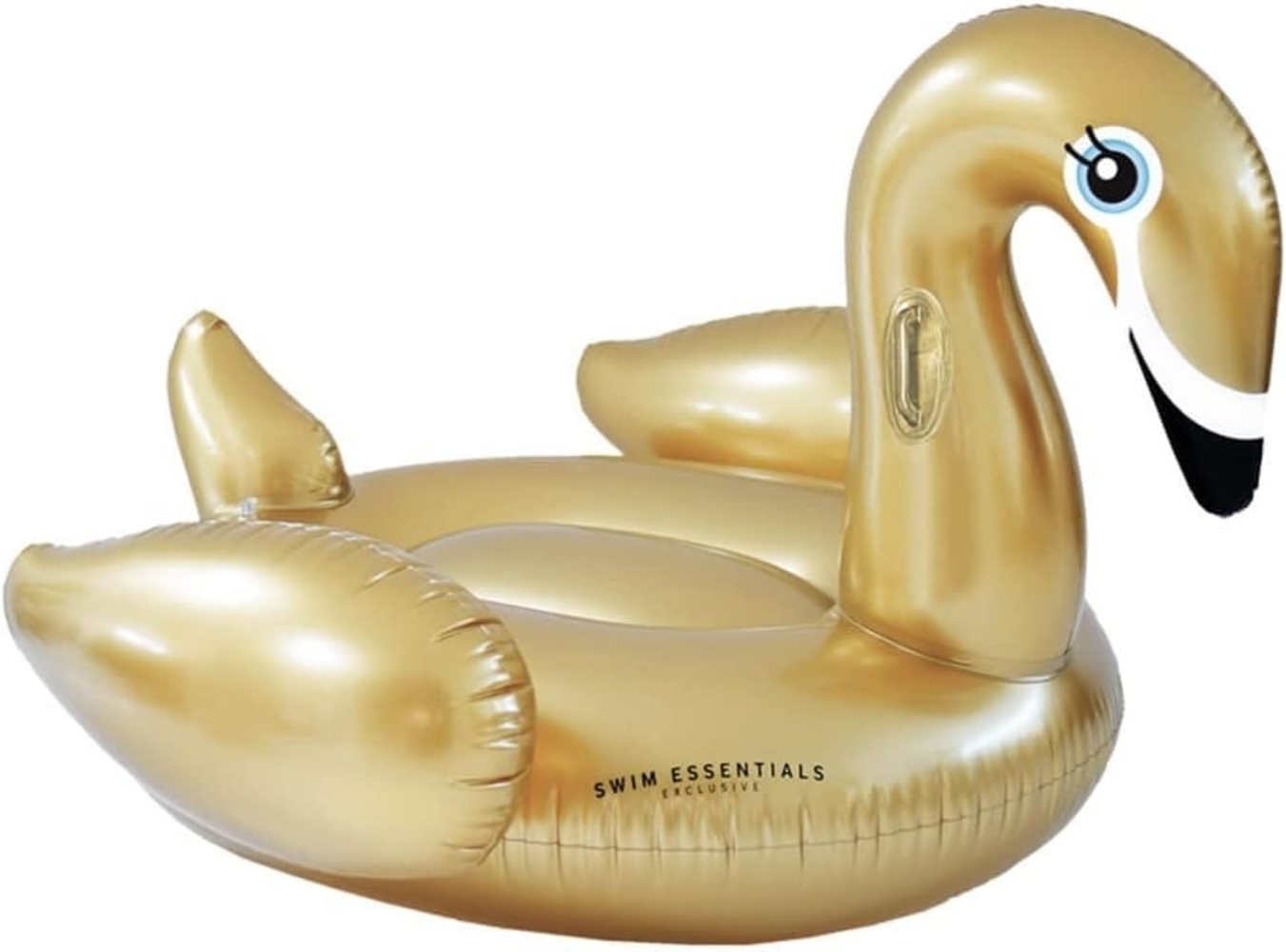 Swim Essentials Luftmatratze Swim Essentials Luxury Ride-on Schwan Gold 142x 137 x 97 cm Bild 1