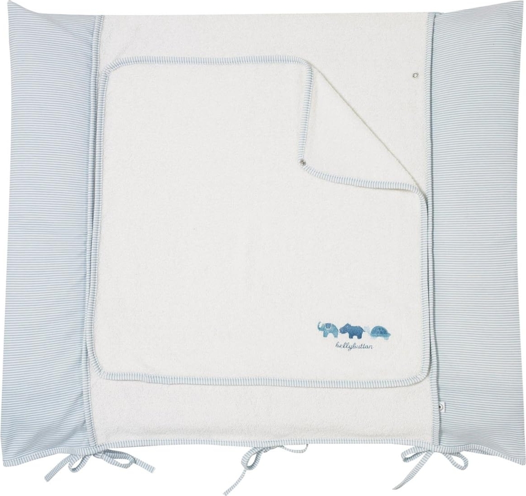 Alvi 330183501 Wickelauflage mit Bezug \"blau Little Animals\" Bild 1