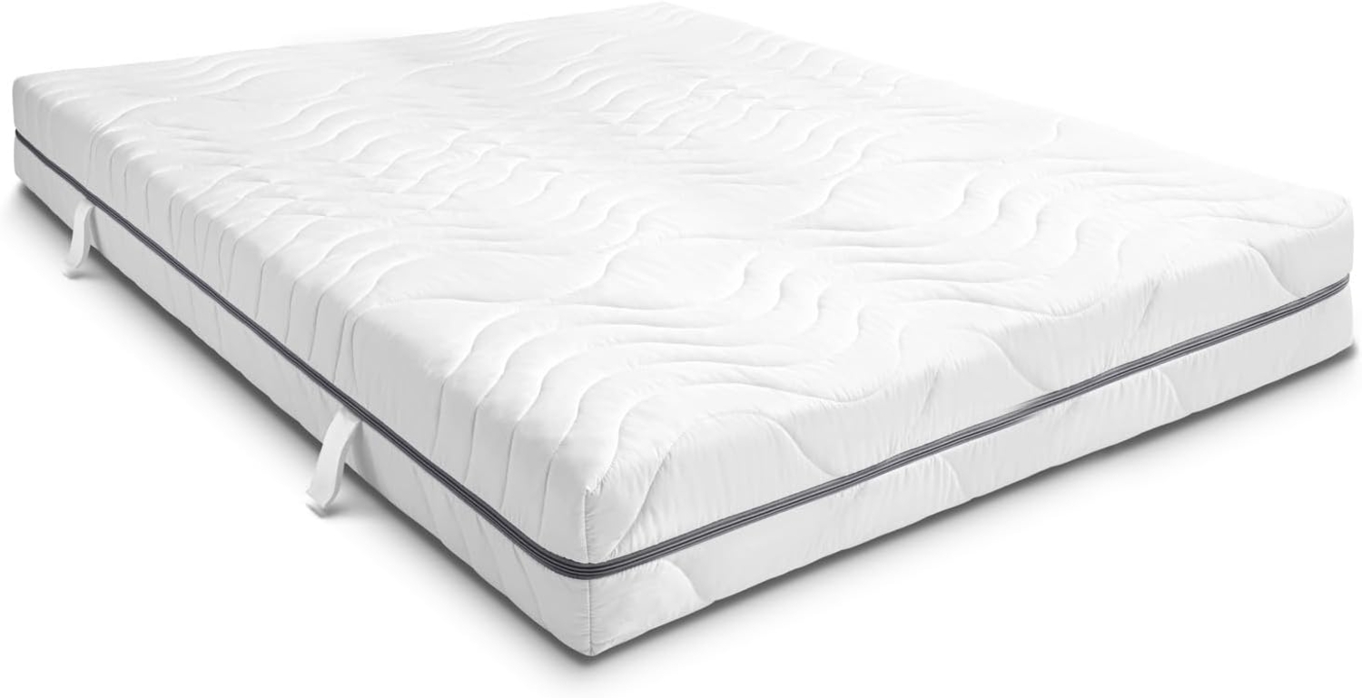 7 Zonen Viskoelastik-Matratze Sleezzz Smart 140 x 200 cm, Höhe 18 cm, Härtegrad H3 mit Air Memoryschaum Bild 1