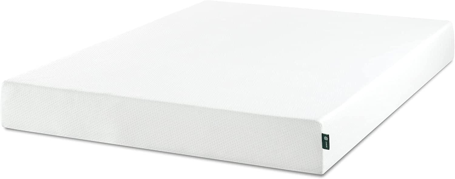 Zinus Memory Foam 20,3 cm, Green Tea Mattress, Schaum, weiß, 160 x 200 cm Bild 1